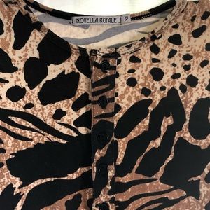 💛Novella Royale💛 Budapest Leopard Bodysuit XS